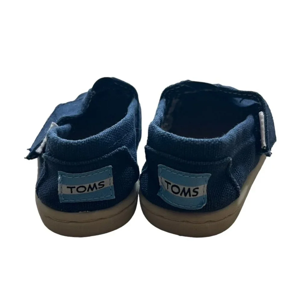Toms T3 Navy Blue Toddler Shoes